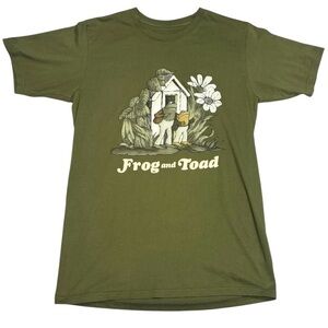 Hot Topic Exclusive Green Frog and Toad Are Friends Cottage Graphic Tee L